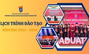 Lịch trình đào tạo năm học 2023 - 2024