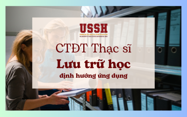 Chương trình đào tạo trình độ thạc sĩ ngành Lưu trữ học định hướng ứng dụng năm 2023