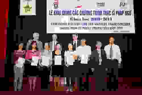 Khai giảng các chương trình thạc sĩ Pháp ngữ khoá  2009-2011