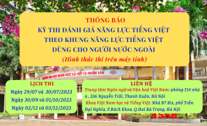 bet365 football
 về Kỳ thi Đánh giá năng lực Tiếng Việt theo khung năng lực Tiếng Việt dùng cho người nước ngoài năm 2023