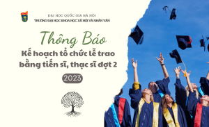 Kế hoạch tổ chức lễ trao bằng tiến sĩ, thạc sĩ đợt 2 năm 2023