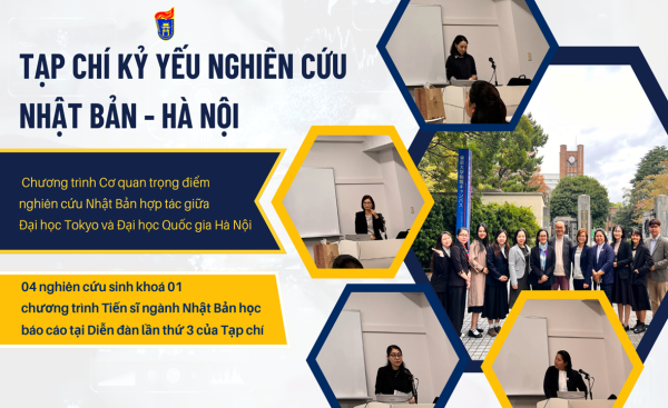 Tạp chí Kỷ yếu Nghiên cứu Nhật Bản - Hà Nội: Đưa nghiên cứu của giảng viên, học viên VNU-USSH gần với thế giới