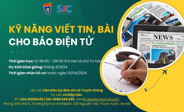 bet365 football
 tuyển sinh Khóa đào tạo “Kỹ năng viết tin, bài cho báo điện tử”