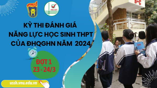 Gần 1.000 thí sinh tham gia Kỳ thi đánh giá năng lực đợt 1 của Đại học Quốc gia Hà Nội tại VNU-USSH