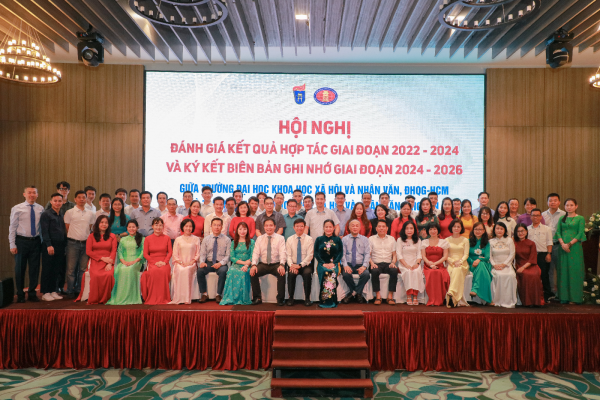 Hội nghị đánh giá kết quả hợp tác giai đoạn 2022 – 2024 và ký kết hợp tác 2024-2026 giữa Trường ĐH KHXH&NV hai miền nam-bắc