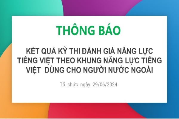 TB ket qua thi danh gia nang luc tieng viet