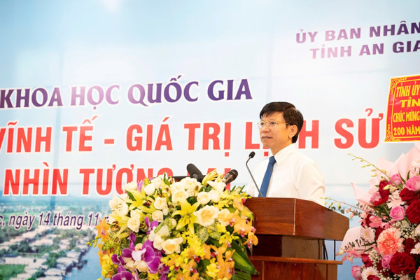 Hội thảo khoa học quốc gia “200 năm kênh Vĩnh Tế - Giá trị lịch sử và tầm nhìn tương lai”