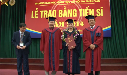 Lễ trao bằng Tiến sĩ năm 2014