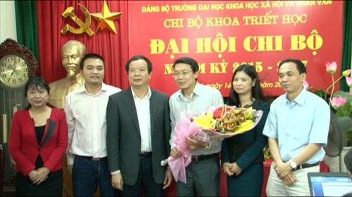 Chi bộ Khoa Triết học - Xây dựng đội ngũ cán bộ là chiến lược trọng tâm