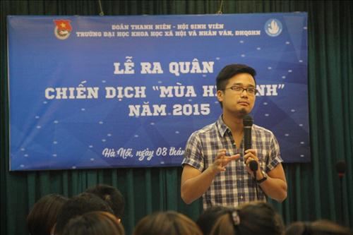 Hào hứng khí thế trong Lễ ra quân chiến dịch tình nguyện “Mùa hè xanh” 2015