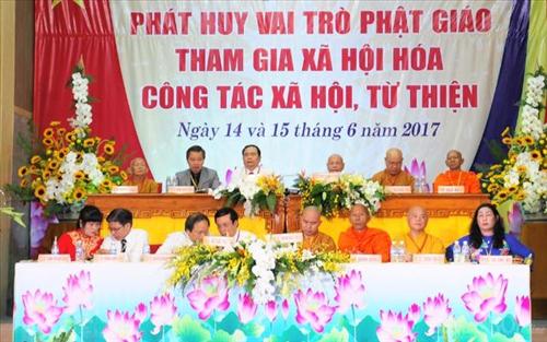 Hội thảo “Phát huy vai trò Phật giáo tham gia xã hội hóa công tác xã hội, từ thiện”