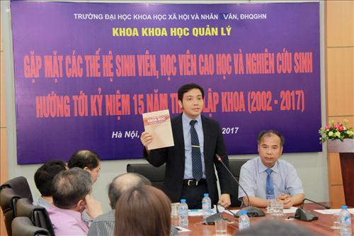 Khoa Khoa học Quản lý công bố chuỗi hoạt động kỷ niệm 15 năm thành lập