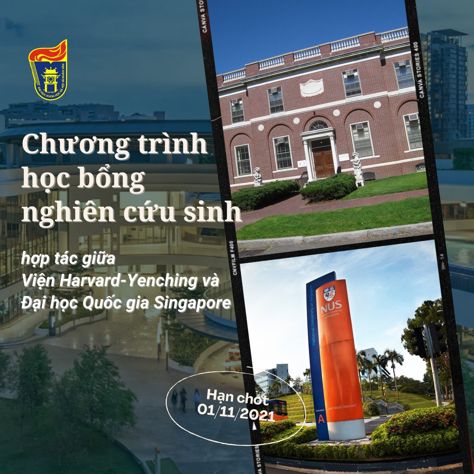 2021 05 30 Chương trình học bổng tiến sĩ HYI NUS