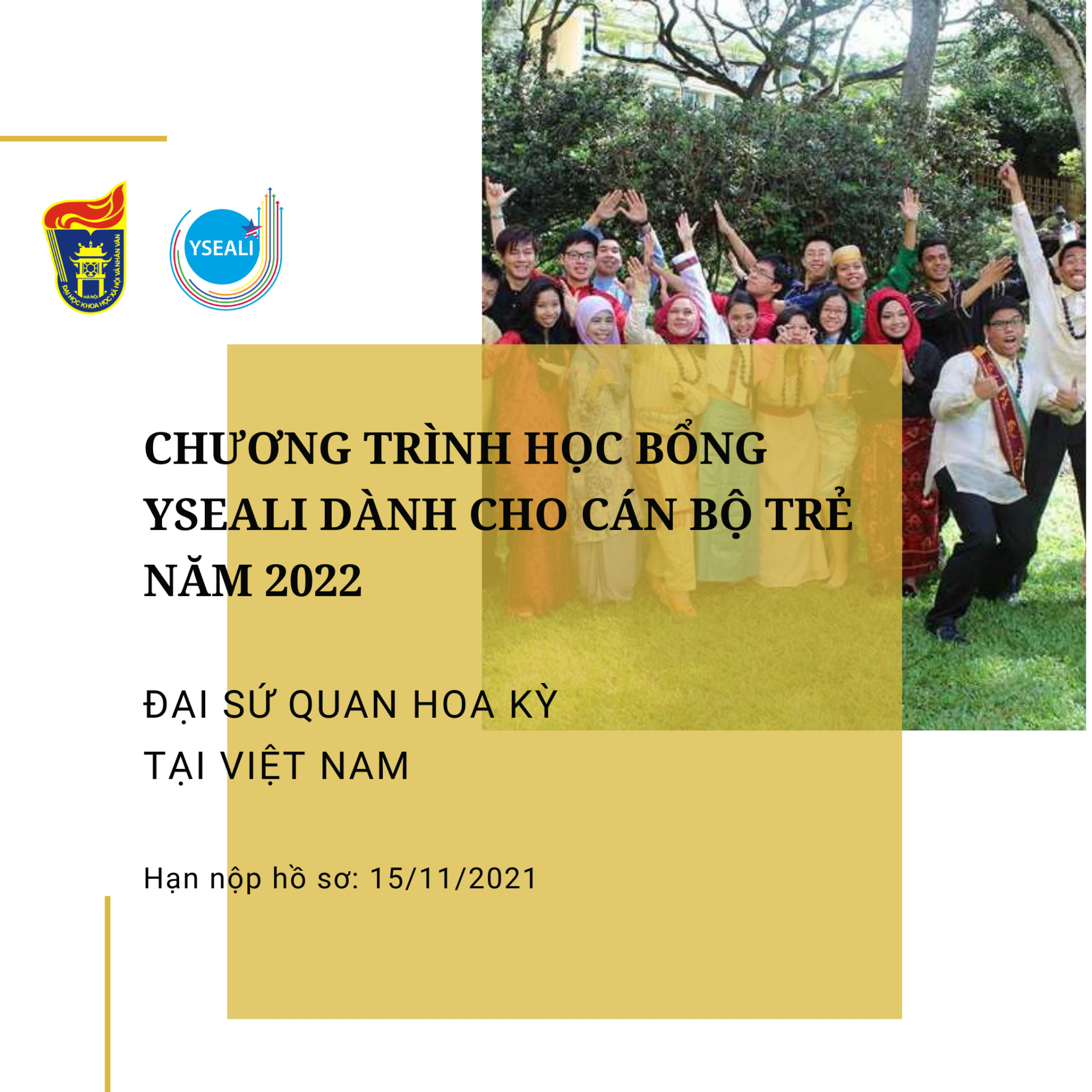 2021 10 29 Chương trình học bổng YSEALI 2022