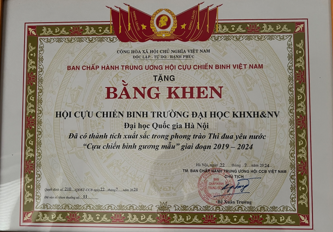 Bằng khen TT